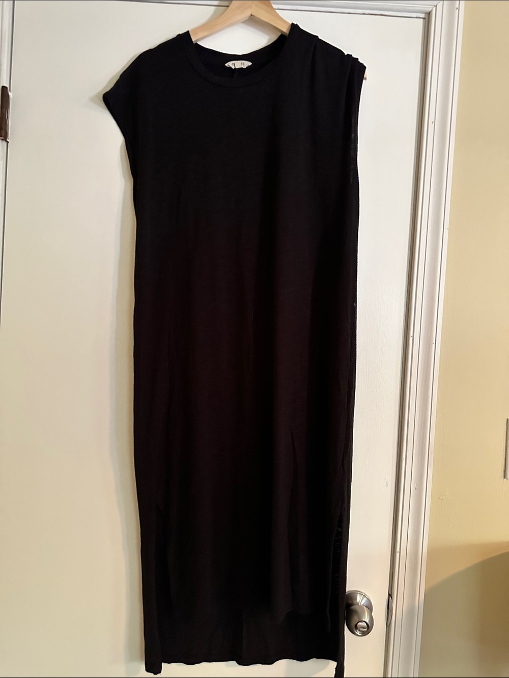 Black Sleeveless Midi Dress - Brand: Madewell
